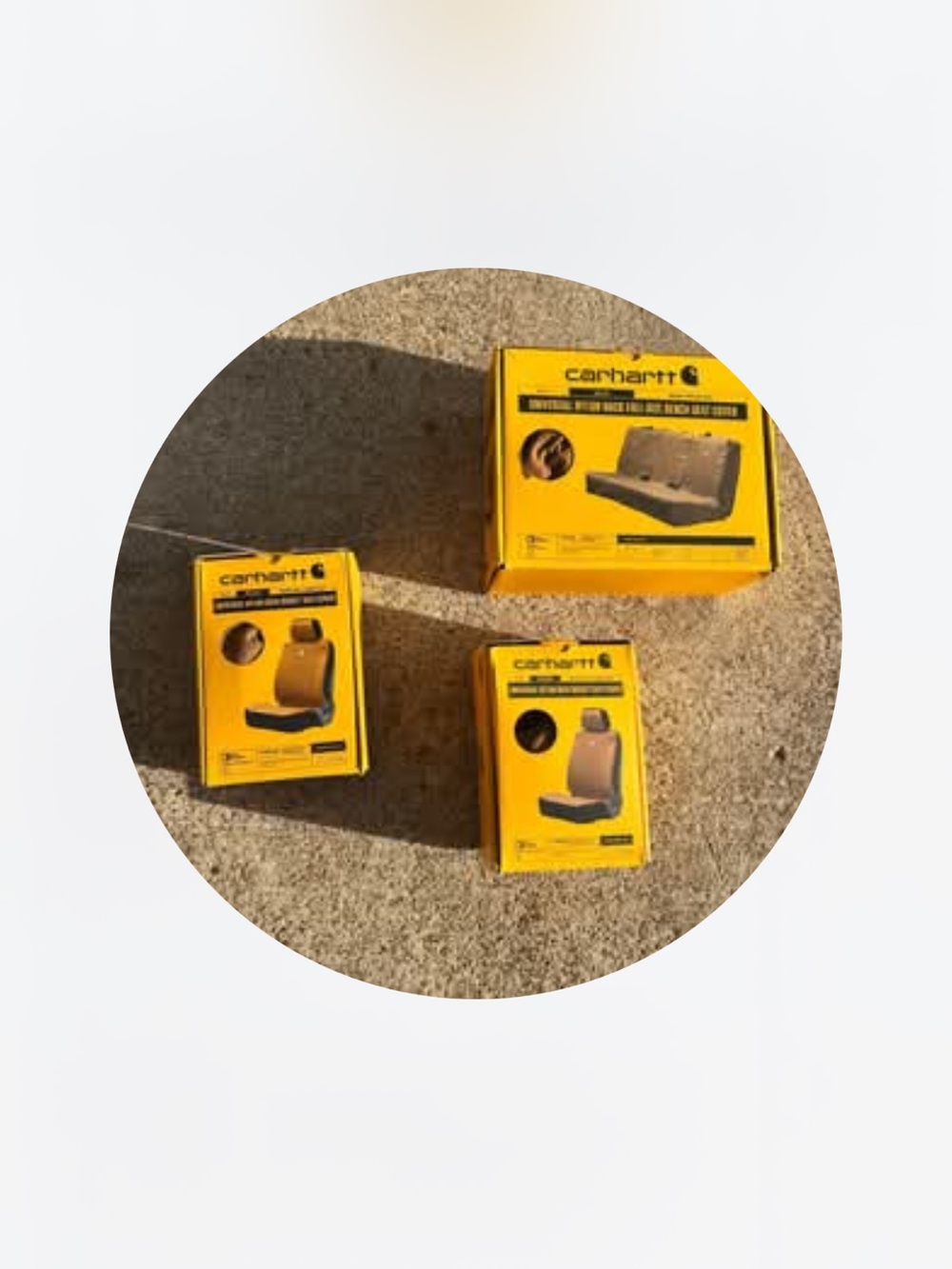 3 Carhartt truck seat covers
